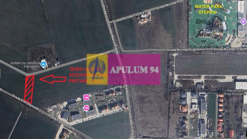 Teren 4400 mp Otopeni